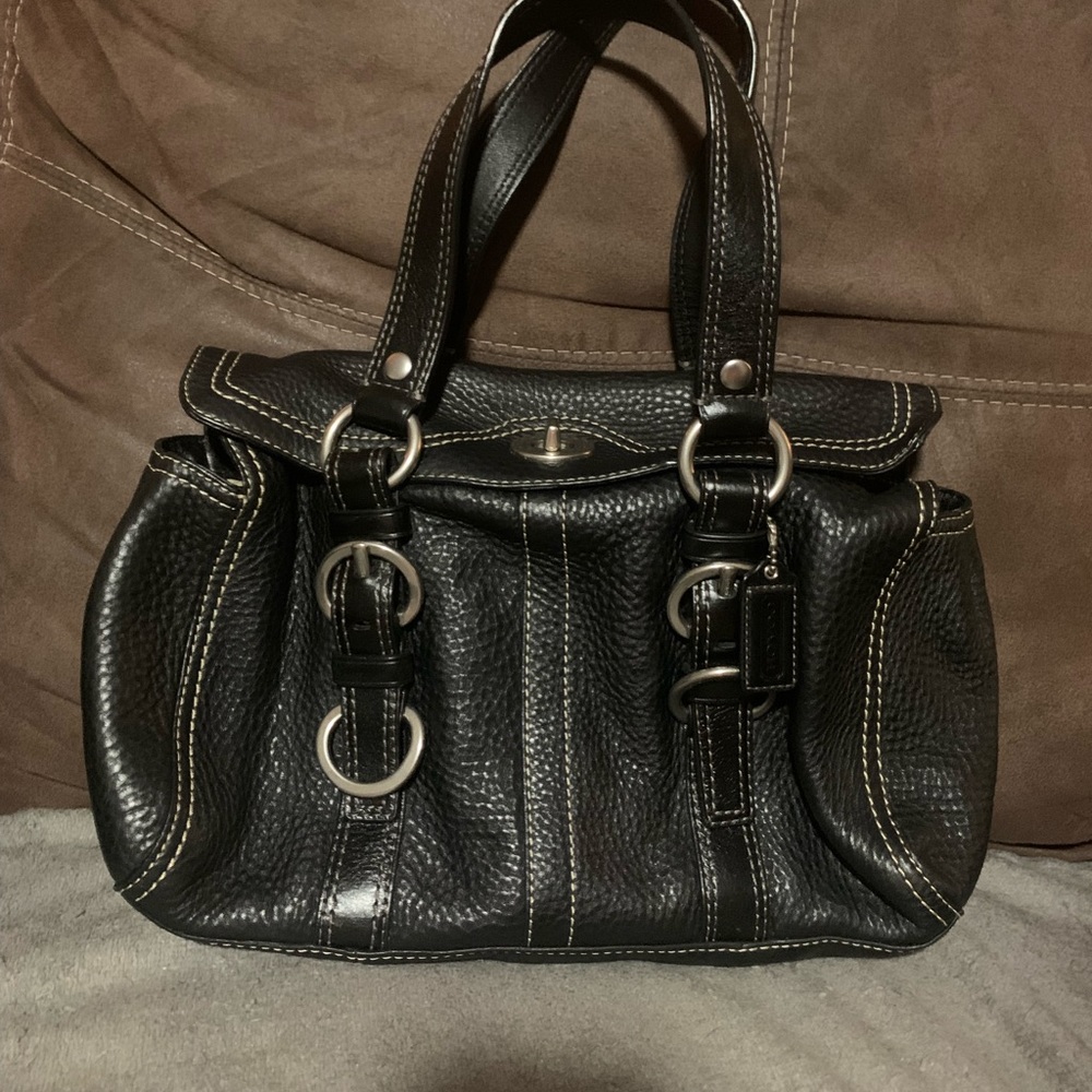 Coach leather purse